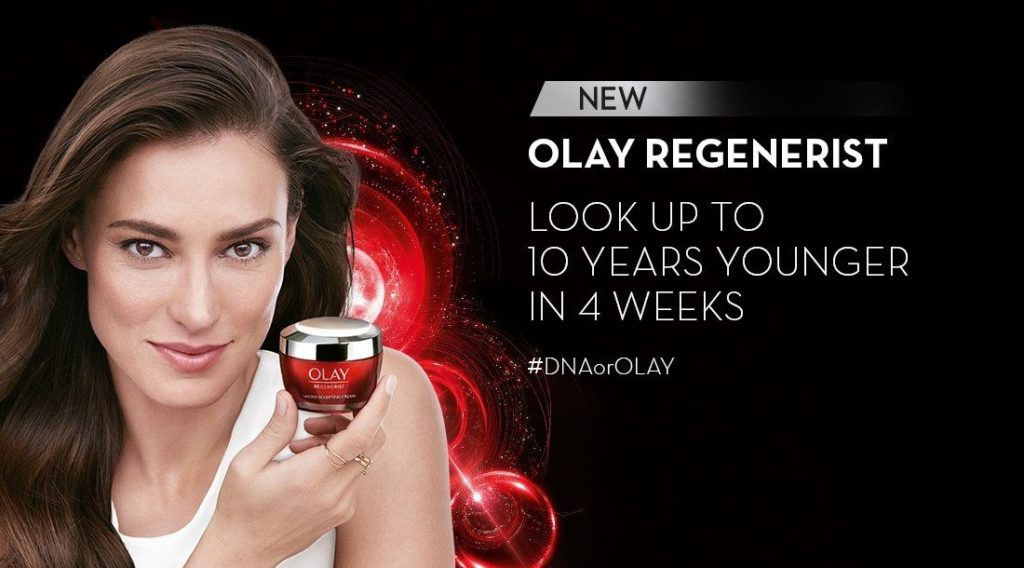 olay regenerist look up to 10 years