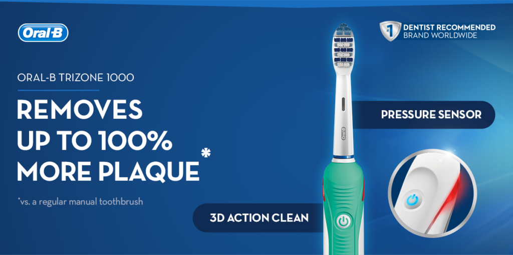 oral b removes up to 100percent