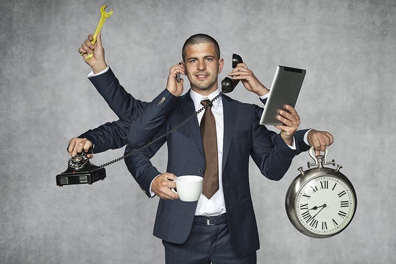 busy person
